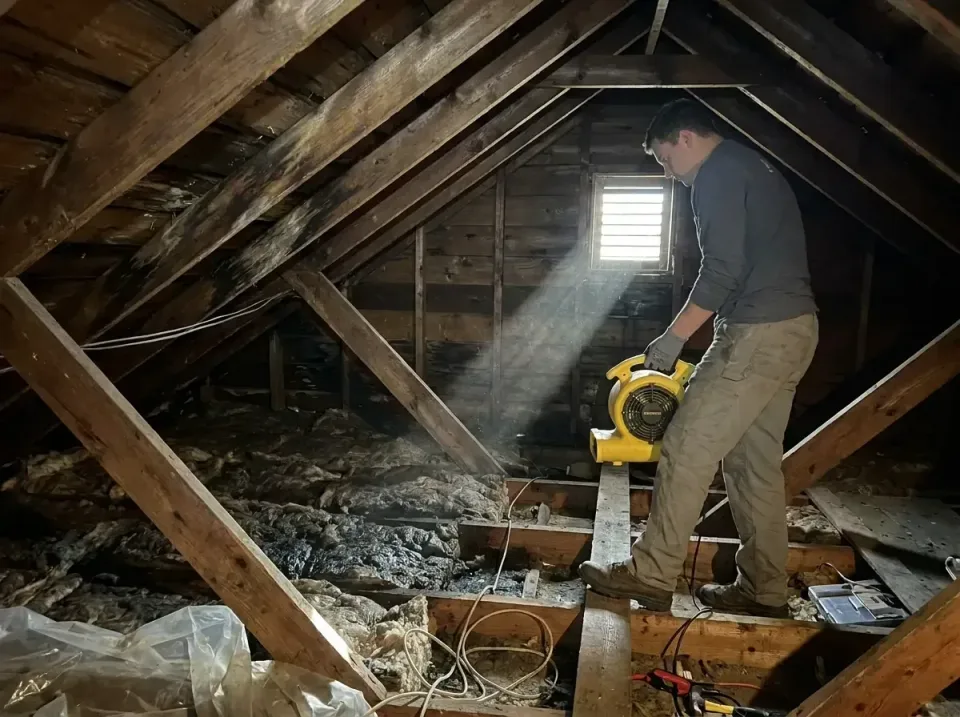 attic-water-damage-drying-proc-007 — frequently asked questions, Emergency Water Extraction & 24/7 Flood Response in Havana,…